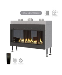 Газовый камин Airtone Gassi 1000 фронтальный с панелью