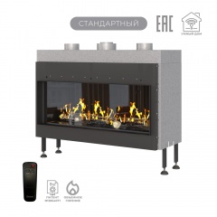 Газовый камин Airtone Gassi 1000 фронтальный с дровами