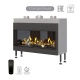 Каминная фронтальная топка на газу Airtone Gassi 1000 с дровами