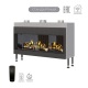 Каминная фронтальная топка на газу Airtone Gassi 1200 с дровами