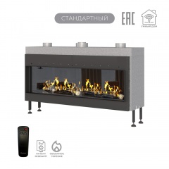 Газовый камин Airtone Gassi 1400 фронтальный с дровами