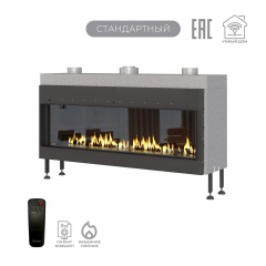 Газовый камин Airtone Gassi 1400 фронтальный с панелью