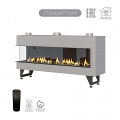 Газовый камин Airtone Gassi 1600 угловой с панелью