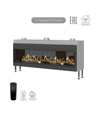 Газовый камин Airtone Gassi 1800 фронтальный с дровами
