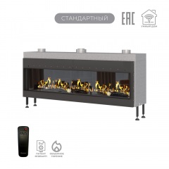 Газовый камин Airtone Gassi 1800 фронтальный с дровами