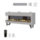 Каминная угловая топка на газу Airtone Gassi 1800 с пультом ДУ