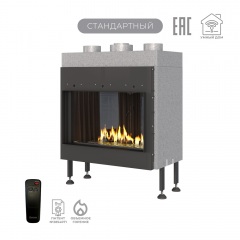 Газовый камин Airtone Gassi 600 фронтальный с панелью