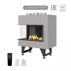 Газовый камин Airtone Gassi 600 угловой с панелью