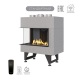 Каминная угловая топка на газу Airtone Gassi 600 с пультом ДУ