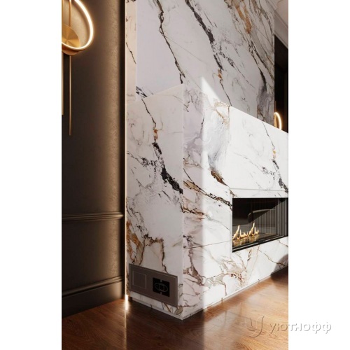 Каминная фронтальная топка на газу Airtone Gassi 800 с пультом ДУ