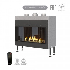 Газовый камин Airtone Gassi 800 фронтальный с панелью