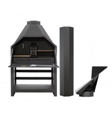 Дровяной гриль Chef Grill F 1000 SD с жарочной поверхностью из чугуна