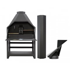 Дровяной гриль Chef Grill F 1000 SD с жарочной поверхностью из чугуна