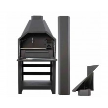 Дровяной гриль Chef Grill F 800 SD с жарочной поверхностью из чугуна