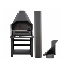 Дровяной гриль Chef Grill F 800 SD с жарочной поверхностью из чугуна