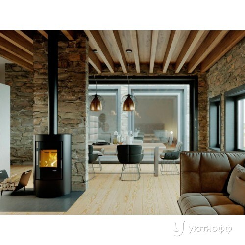 Дровяная печь DEFRO HOME CERES из черной стали Дровяная печь DEFRO HOME CERES из черной стали