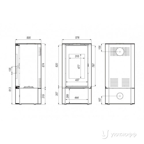 Дровяная печь DEFRO HOME ORBIS из стали Дровяная печь DEFRO HOME ORBIS из стали