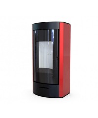 Печь DEFRO HOME ORTI 9 кВт красная сталь