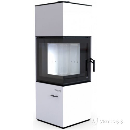Дровяная печь DEFRO HOME QUADROOM белая сталь Дровяная печь DEFRO HOME QUADROOM белая сталь