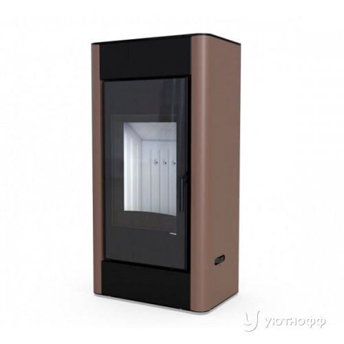 Дровяная печь DEFRO HOME SOLUM из коричневой стали Дровяная печь DEFRO HOME SOLUM из коричневой стали