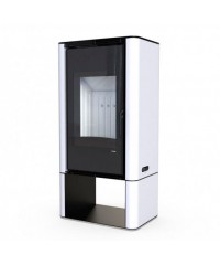 Печь DEFRO HOME SOLUM LOG 9 кВт белая сталь