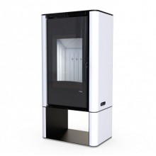 Печь DEFRO HOME SOLUM LOG 9 кВт белая сталь