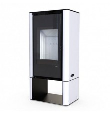 Печь DEFRO HOME SOLUM LOG 9 кВт белая сталь