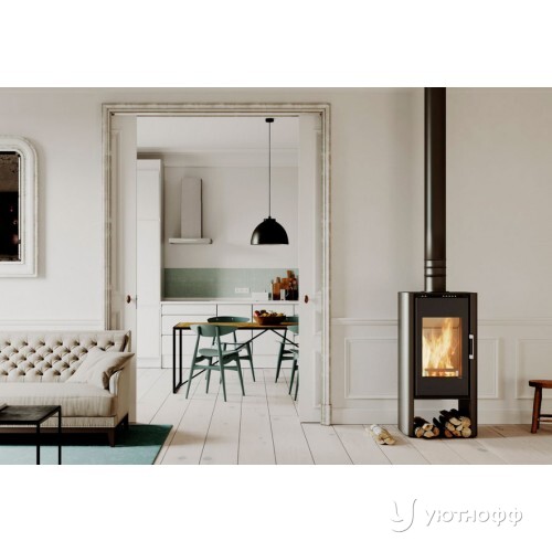 Дровяная печь DEFRO HOME SOLUM LOG из белой стали Дровяная печь DEFRO HOME SOLUM LOG из белой стали