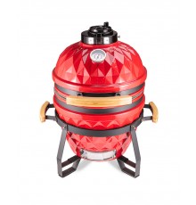 Керамический гриль Diamond Egg S Red (диаметр 38 см)