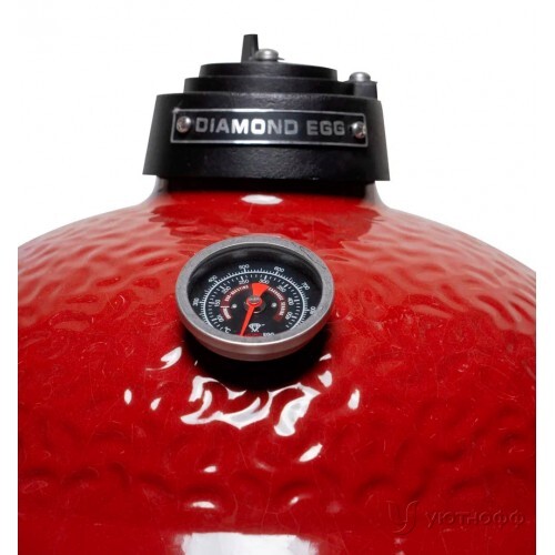 Угольный гриль Diamond Egg Smart Magic красный Угольный гриль Diamond Egg Smart Magic красный