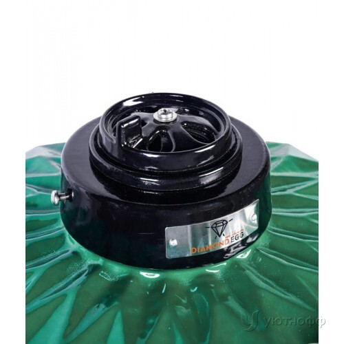 Угольный гриль Diamond Egg XL Pro Green большой зеленый Угольный гриль Diamond Egg XL Pro Green большой зеленый