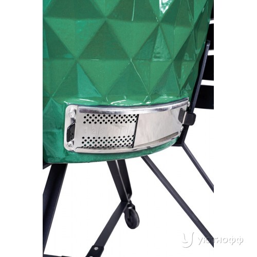 Угольный гриль Diamond Egg XL Pro Green большой зеленый Угольный гриль Diamond Egg XL Pro Green большой зеленый
