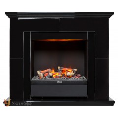 Каминокомплект Сьют Блэк 3Д (портал Suite Black + очаг 3D Dimplex Albany)