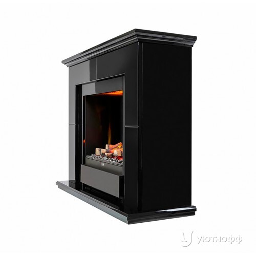 Электрокамин Сьют Блэк с очагом 3Д Албани