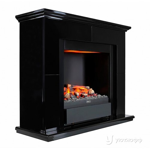 Электрокамин Сьют Блэк с очагом 3Д Албани