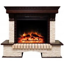 Каминокомплект Пьер Люкс мелкий сланец (портал Royal Flame Pierre Luxe + очаг Jupiter FX New)