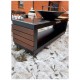 Угольный гриль DIO Kitchen Long 750 с чугунной поверхностью