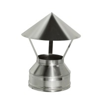 Зонт на трубу дымохода с изоляцией Дымок 150/230 мм (0,5 мм)