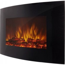 Электрокамин Electrolux EFP/W-1200URLS черный (закругленный настенный очаг)