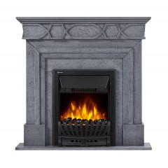 Каминокомплект Антико СТД серый (портал Antico + очаг Electrolux Classic 1020)