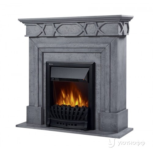 Электрокамин Антико СТД серый с очагом Electrolux Classic EFP/P-1020LS