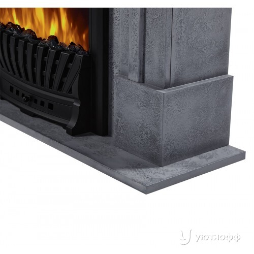 Электрокамин Антико СТД серый с очагом Electrolux Classic EFP/P-1020LS