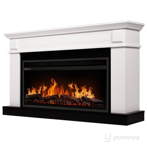 Электрокамин Бьянко 36 белый с очагом Electrolux EFP/P-3620LS или EFP/P-4220LS