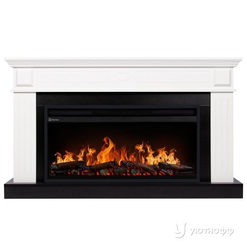 Электрокамин Бьянко 36 белый с очагом Electrolux EFP/P-3620LS или EFP/P-4220LS