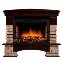 Угловой каминокомплект Форте Вуд 30 (портал Forte Wood 30U + очаг Electrolux EFP/P - 3020LS)