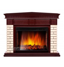 Угловой каминокомплект Брикс 27 (портал Bricks 25 + очаг Electrolux EFP/P - 2720LS)