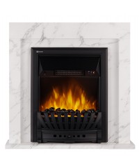 Каминокомплект Симпл СТД белый мрамор (портал Simple + очаг Electrolux Classic 1020)