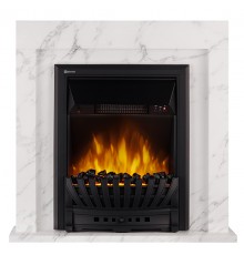 Каминокомплект Симпл СТД белый мрамор (портал Simple + очаг Electrolux Classic 1020)