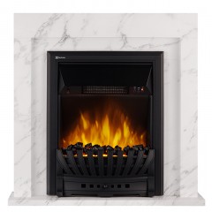 Каминокомплект Симпл СТД белый мрамор (портал Simple + очаг Electrolux Classic 1020)