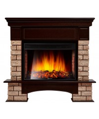 Каминокомплект Форте Вуд 27 сланец (портал Forte Wood 25 + очаг Electrolux EFP/P - 2720LS)